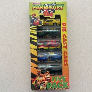 NWT 2000 Nintendo Mario Kart 64 cast cars